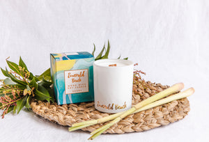 White Lemongrass Soy Candle